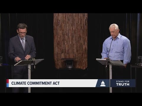 Washington governor's debate: Ferguson, Reichert on Climate Commitment Act