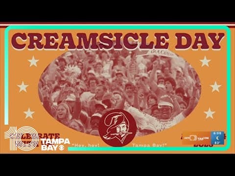 Bucs celebrate 'Creamsicle Day' with special merch on Monday