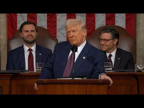 FULL SPEECH: President Trump presidential address joint session of Congress