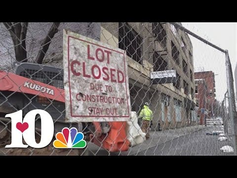 Crews prepare for Pryor Brown Garage demolition