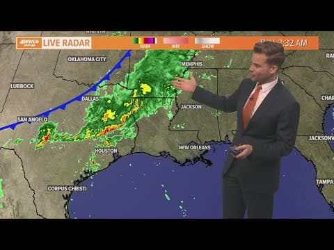 Weather: A few showers tonight ahead of cold front