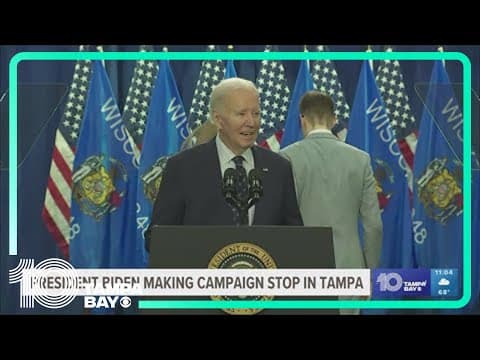 President Biden set to visit Tampa on Tuesday