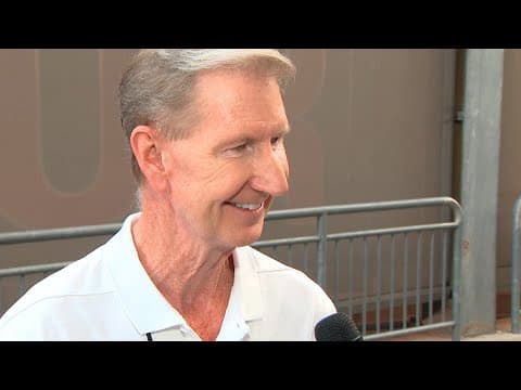 10TV catches up with Ohio State President Ted Carter following season opener against Akron