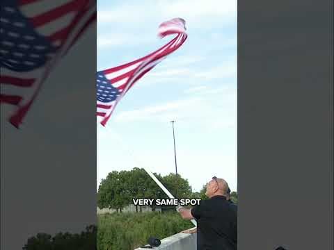 Air Force veterans waves American flag at I-465 overpass to remember 9/11 victims