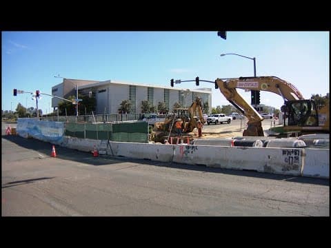 Construction at the intersection expected to last through July 2 as crews install pipeline.