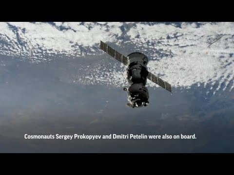 NASA astronaut Frank Rubio returns to earth