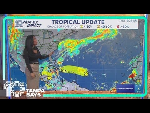 Tracking the tropics: Low chance of development out in the Atlantic; no threat to Florida for now