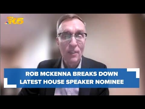 KING 5 Political Analyst Rob McKenna on House speaker vote of nominee Mike Johnson