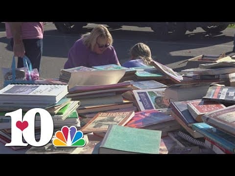Organization gives flood victims free books
