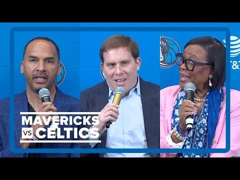 Press conference: New Mavs owner Patrick Dumont takes media questions before 2024 NBA Finals Game 4
