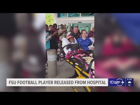 FSU football player who was shot is released from hospital