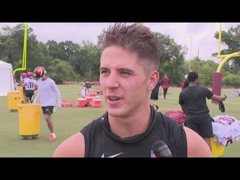 First day of Commanders training camp