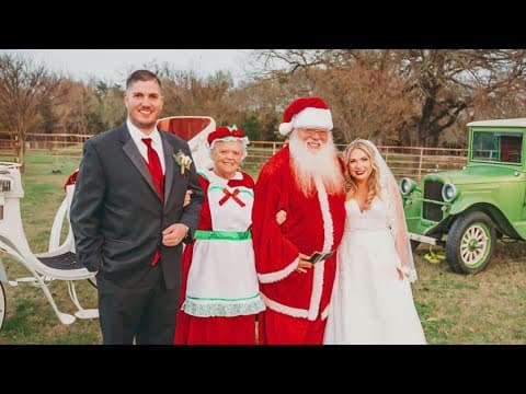 Can you help this Texas couple find the Santa and Mrs. Claus that ‘crashed’ their wedding?