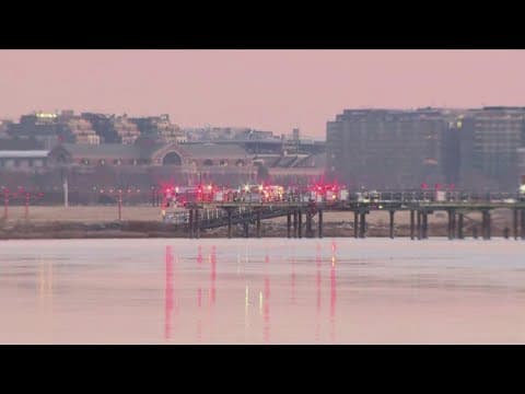 At least 40 bodies recovered after midair collision over Potomac River