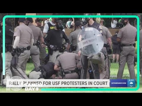 Rally planned for pro-Palestine protestors arrested at the University of South Florida