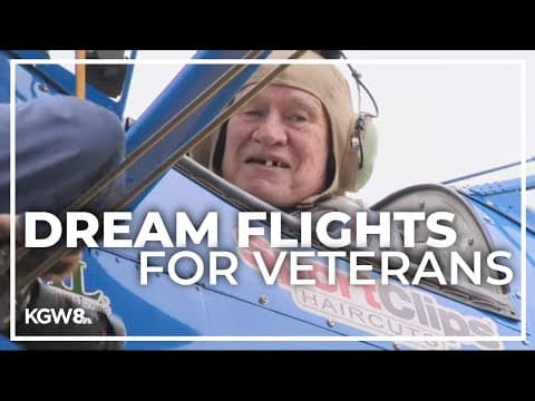 Veterans honored with biplane rides at airport in McMinnville