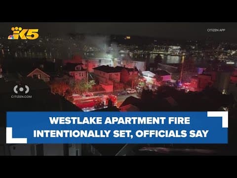 Officials say Westlake apartment fire was intentionally set