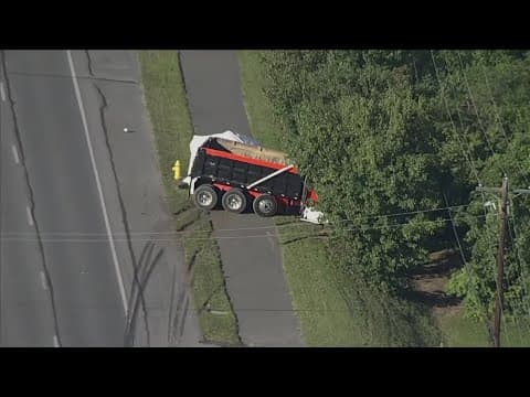 Pedestrian killed by dump truck on Middletown Road in Charles County