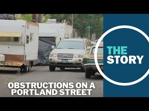 RV homeless camp worries neighbors on secluded Southeast Portland street