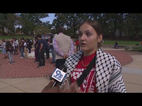 UMD students hold vigils marking Oct. 7