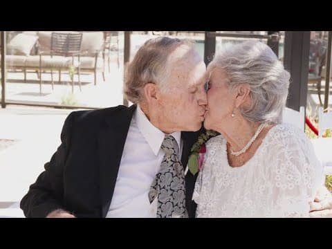 This elderly couple found love later in life