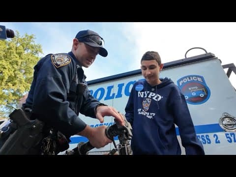 Dallas PD officer's son treated to Make-A-Wish tour of New York, NYPD visit in Central Park