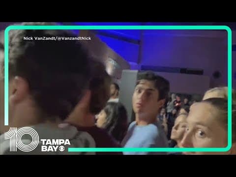University of Florida students run in panic during prayer vigil for Israel