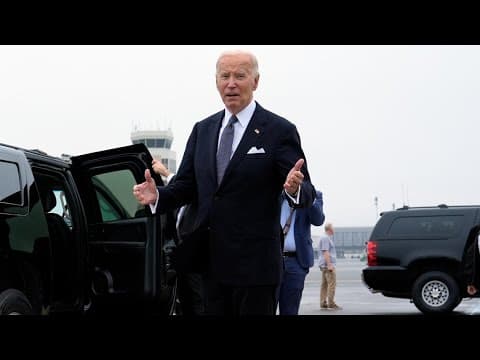 Joe Biden takes questions from press on Israeli strike in Beruit and Hurricane Helene
