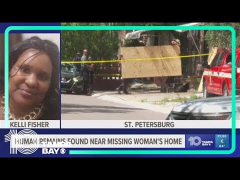 Human remains found near missing woman's home