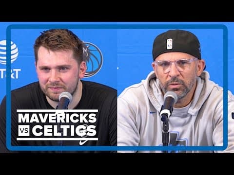 2024 NBA Finals | Luka Doncic and Jason Kidd speak to the media on Tuesday