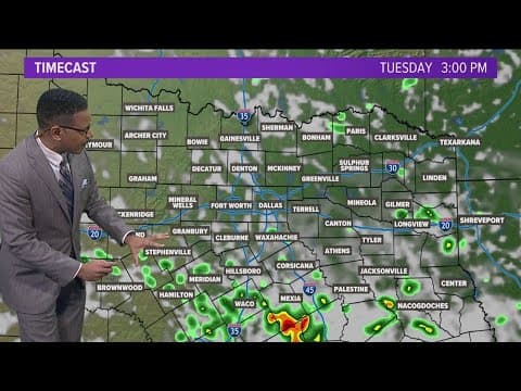 DFW Weather: Latest forecast and timeline for the return of rain chances