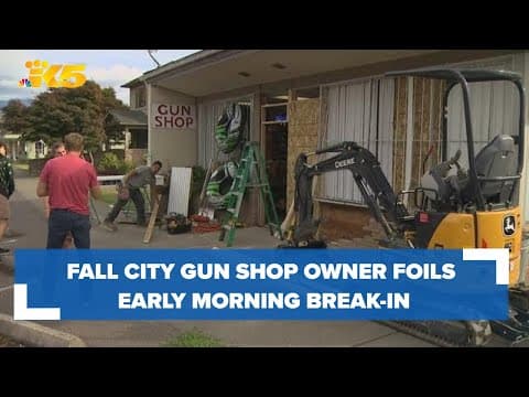 Fall City gun shop owner foils early morning break-in
