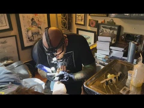 San Diego tattoo artist paints over painful memories