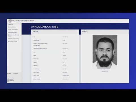 Texas DPS says wanted Woodland Heights suspect is now on state sex offender registry