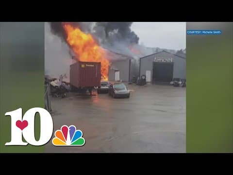 JCSO: No injuries reported after fire at auto parts store in Jefferson County Monday afternoon