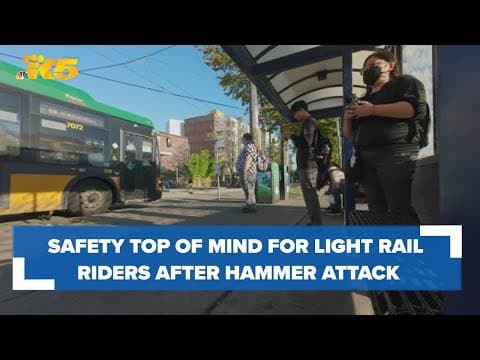 Safety top of mind for Sound Transit riders, employees after unprovoked hammer attack