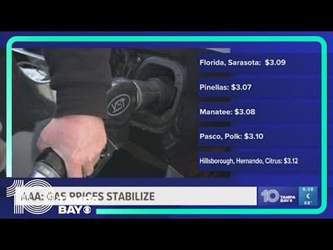 Gas prices stabilize after Hurricanes Milton and Helene