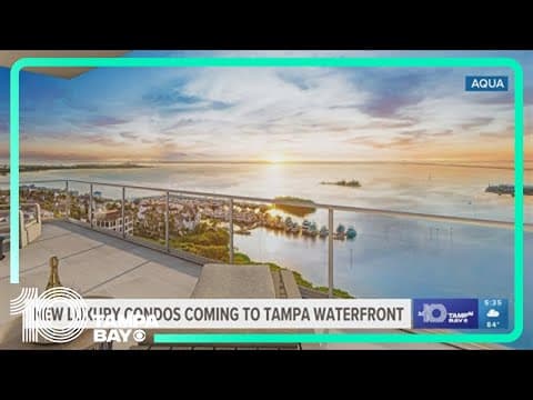 Looking for luxury in Tampa Bay? New condo tower being built along Tampa waterfront