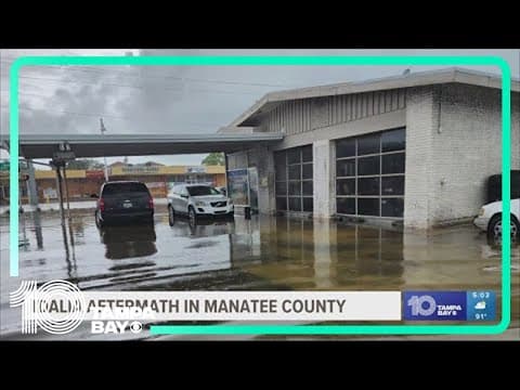Idalia aftermath: Cleanup in Manatee County
