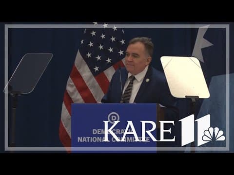 Two months after shooting, Sen. John Hoffman makes first appearance at DNC event