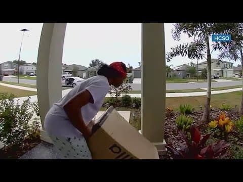 HCSO: Porch pirate caught on doorbell camera at Riverview home