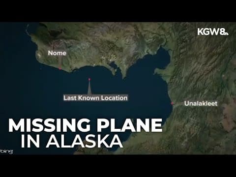 Plane carrying 10 people missing in Alaska