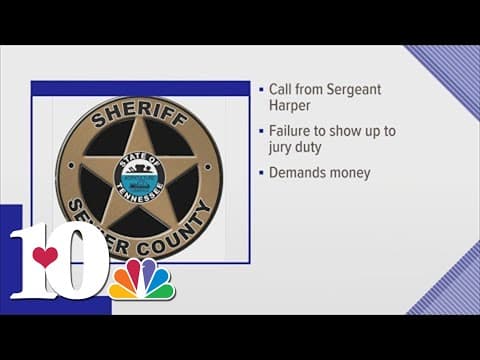 Sevier Co. Sheriff's Office warns about jury duty scam