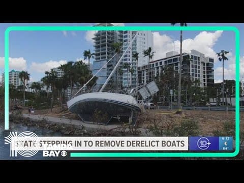 Florida steps in to remove derelict boats in Sarasota County after back-to-back hurricanes
