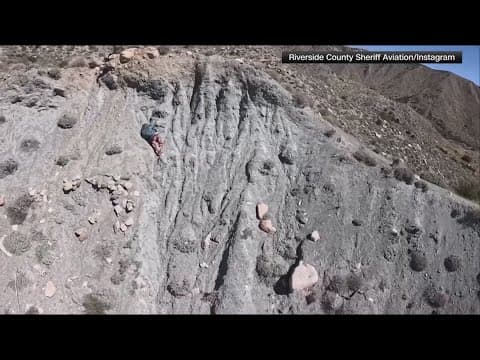 Hiker rescued after calling 911 while clinging to rock