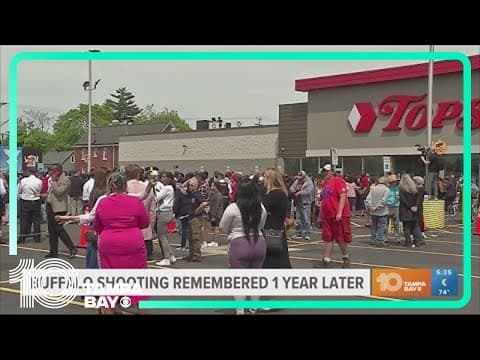 Community comes out to remember Buffalo shooting a year later
