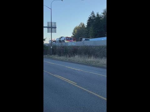 Tanker truck crash on I-5 Southbound near Tacoma Dome