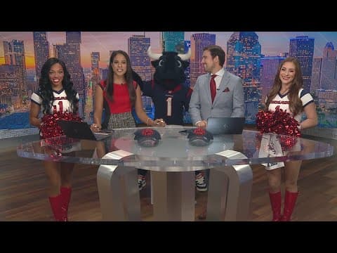 Texans cheerleaders, mascot excited for home opener against Colts