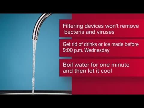 Boil Water Advisory in DC