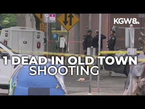 Sunday morning shooting leaves man dead in Portland's Old Town district